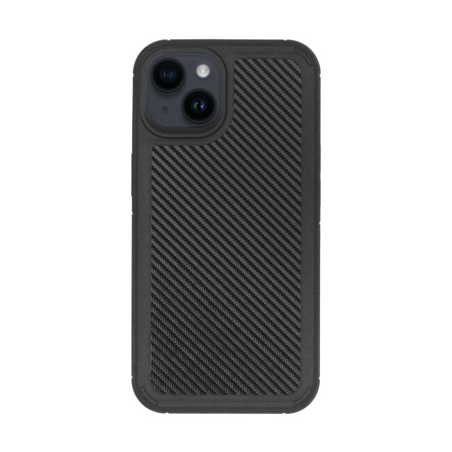 Zwart Carbon hoesje iPhone 14