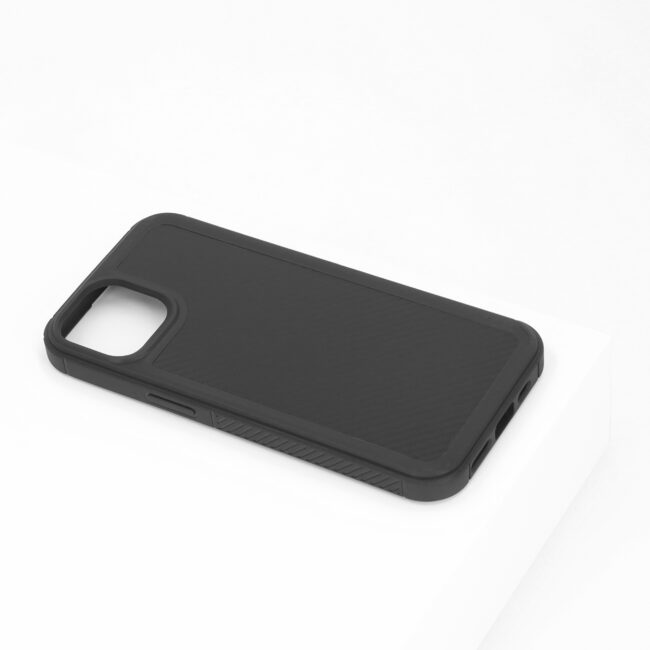 Zwart Carbon hoesje van BMAX voor de iPhone 13