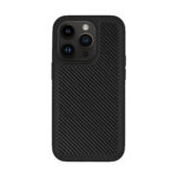 Zwart Carbon hoesje iPhone 14 pro max