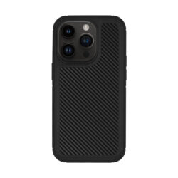 Zwart Carbon hoesje iPhone 14 pro max