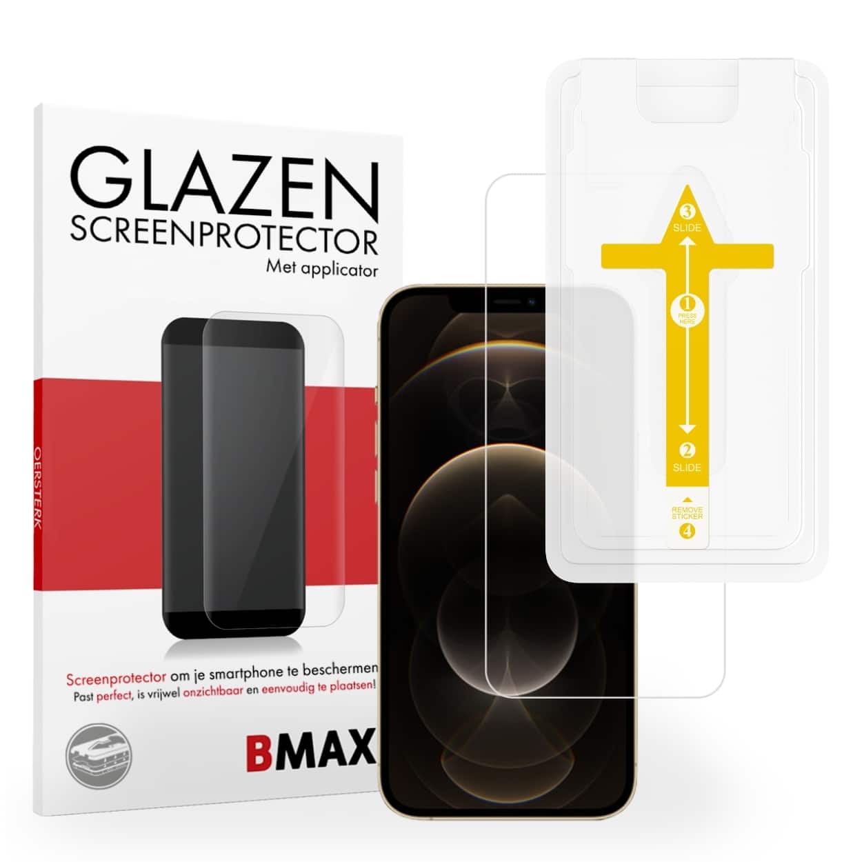 Screenprotector iPhone 12 Pro Max met applicator