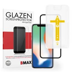 Screenprotector iPhone X met applicator Full cover