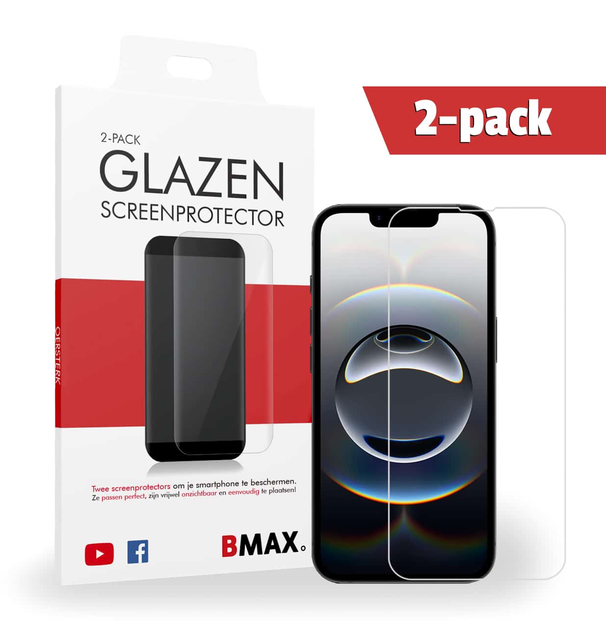 2-pack sreenprotector iphone 16e