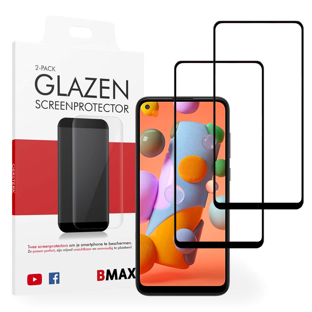 Samsung Galaxy A11 Glazen Screenprotector