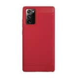 Carbon telefoonhoesje Note 20 Rood