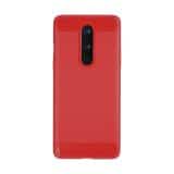 Rood carbon hoesje OnePlus 8