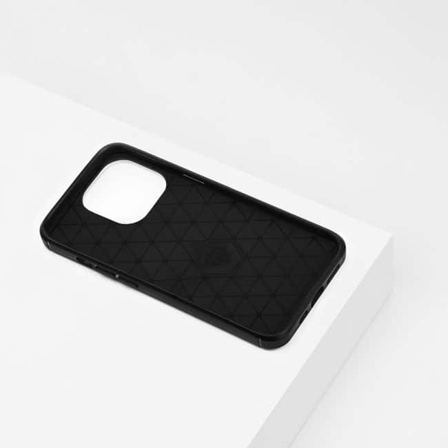 Carbon zwart telefoonhoesje iPhone 13 Pro