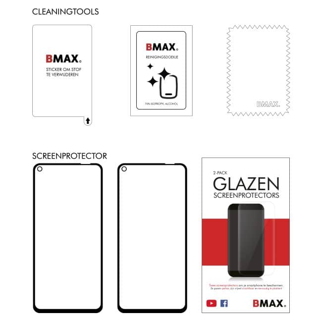 Honor View 20 glazen screenprotector