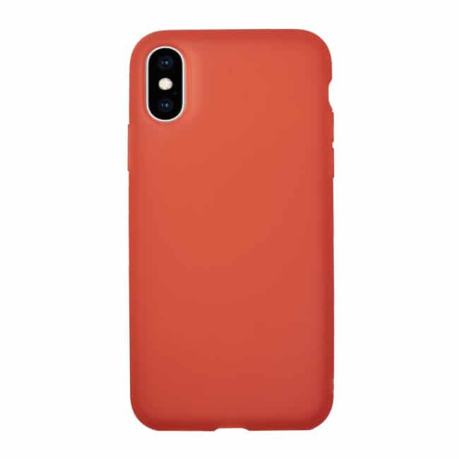 iPhone Xs Max rood soft case hoesje