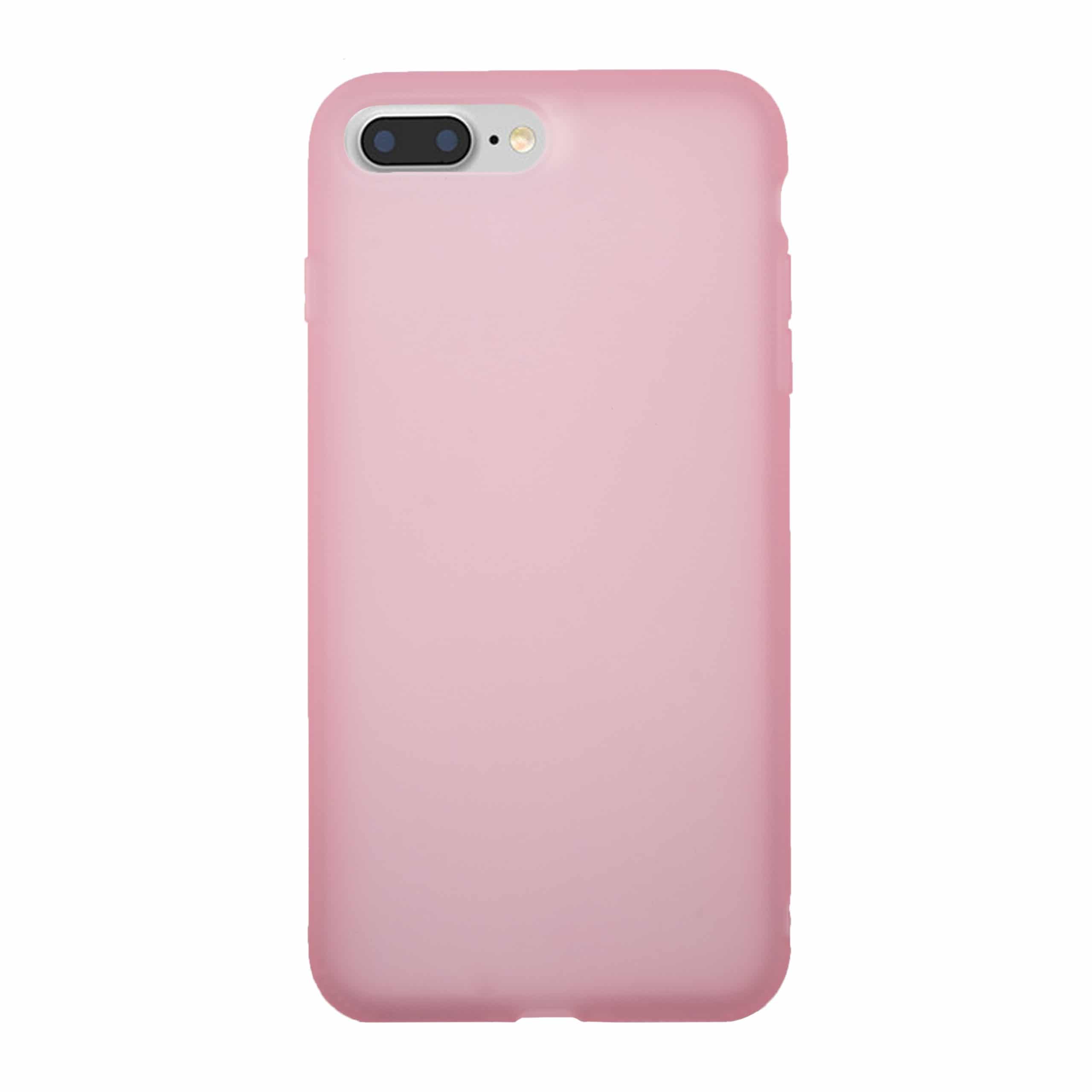 iPhone 7/8 Plus roze soft case hoesje