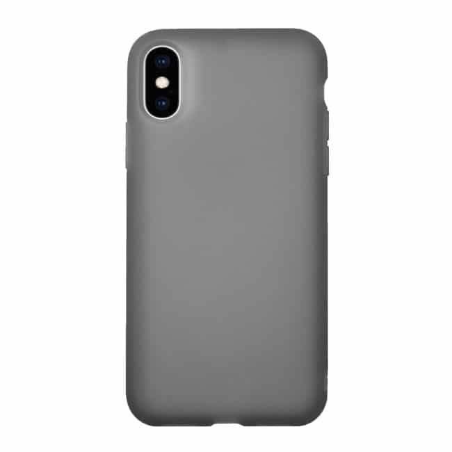 iPhone X/Xs zwart soft case hoesje