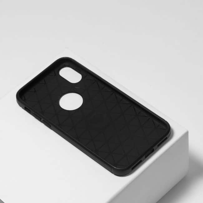 Carbon zwarte hoesje iPhone X/XS