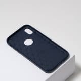 Carbon blauwe hoesje iPhone Xr