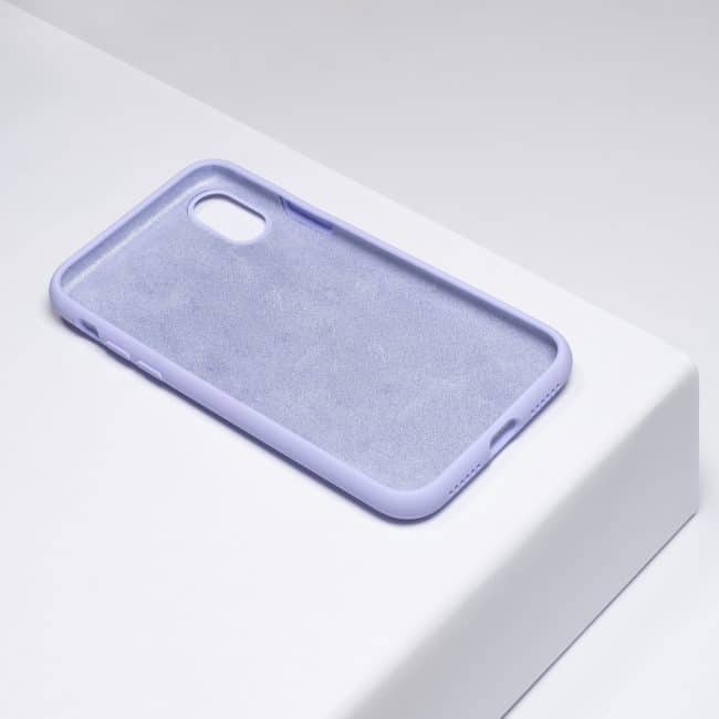 iPhone XS hoesje lichtpaars