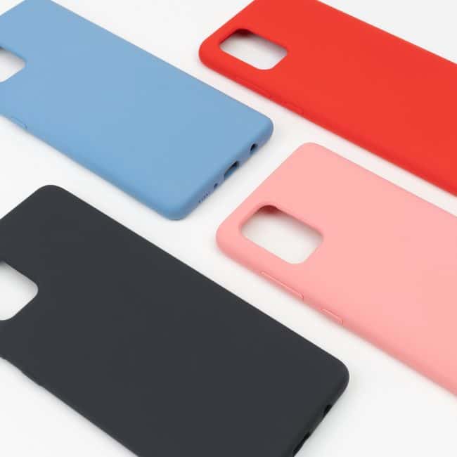 blauw telefoonhoesje Samsung Galaxy A71