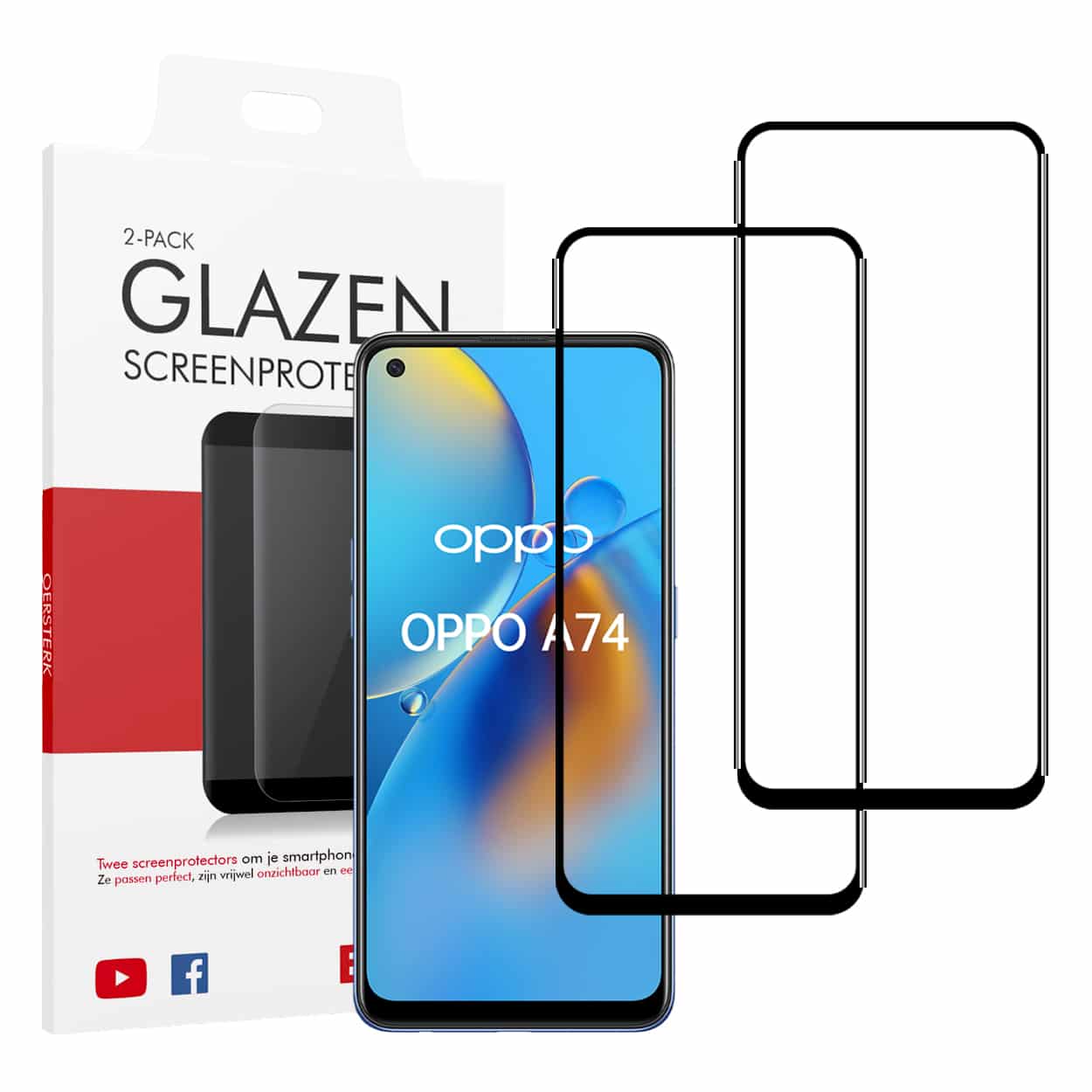 OPPO A74 screenprotectors