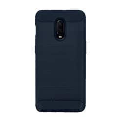 zwarte carbon telefoonhoesje OnePlus 6T