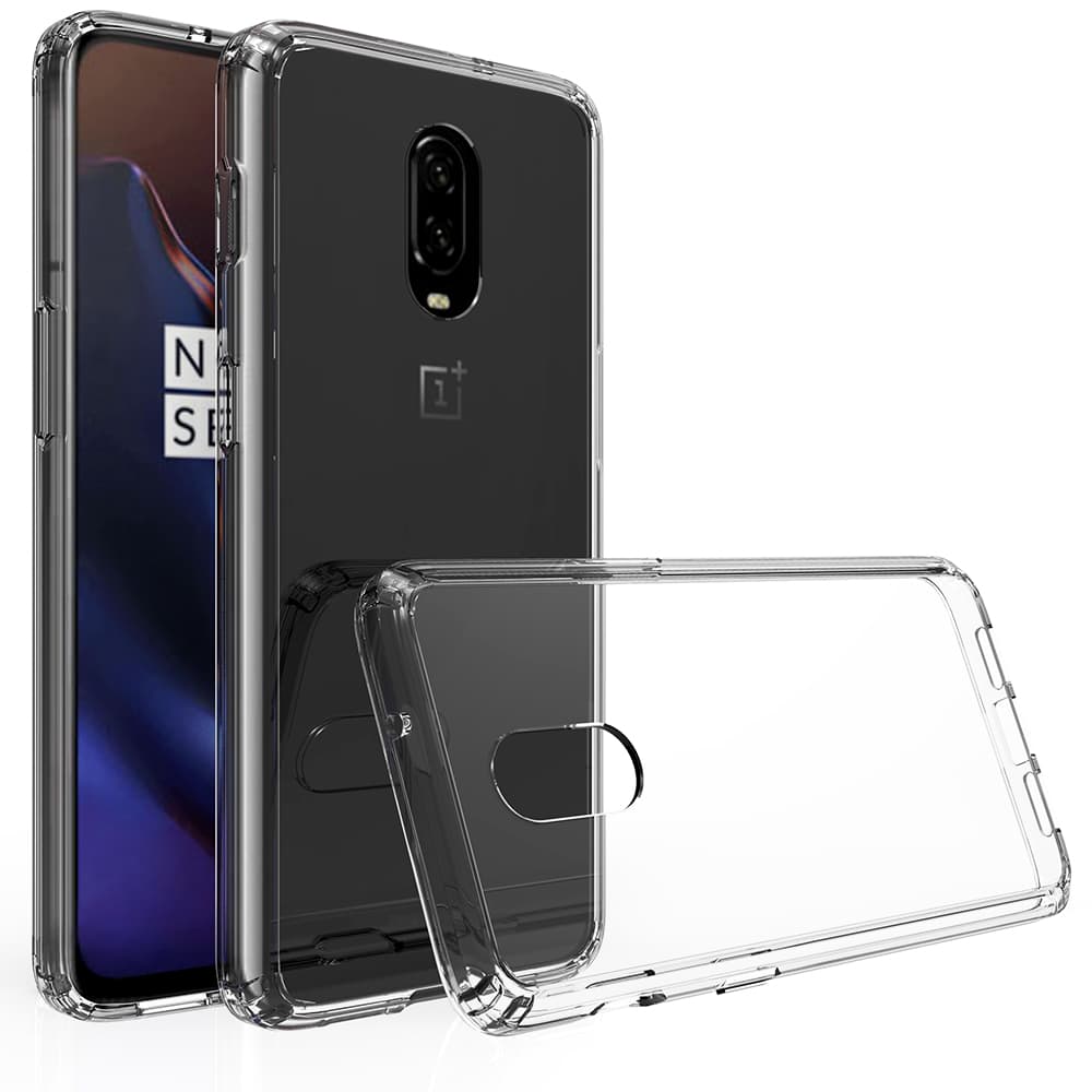 OnePlus 6T transparant hard case telefoonhoesje