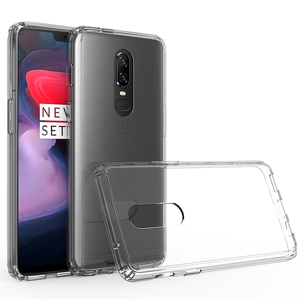 OnePlus 6 transparant hard case telefoonhoesje