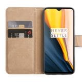 Zwart leren cover hoesje met pashouder