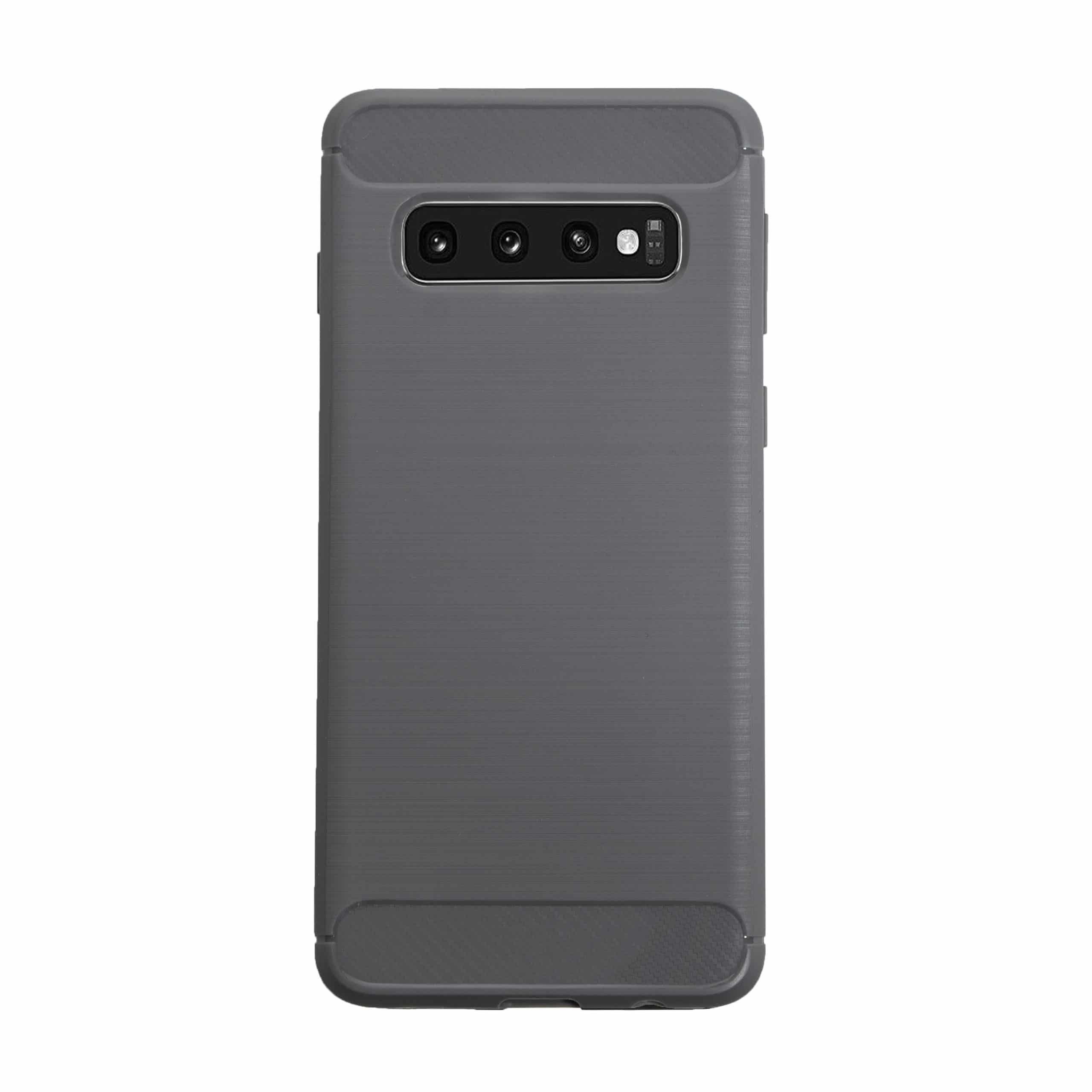 Samsung Galaxy S10 Plus carbon telefoonhoesje Grijs