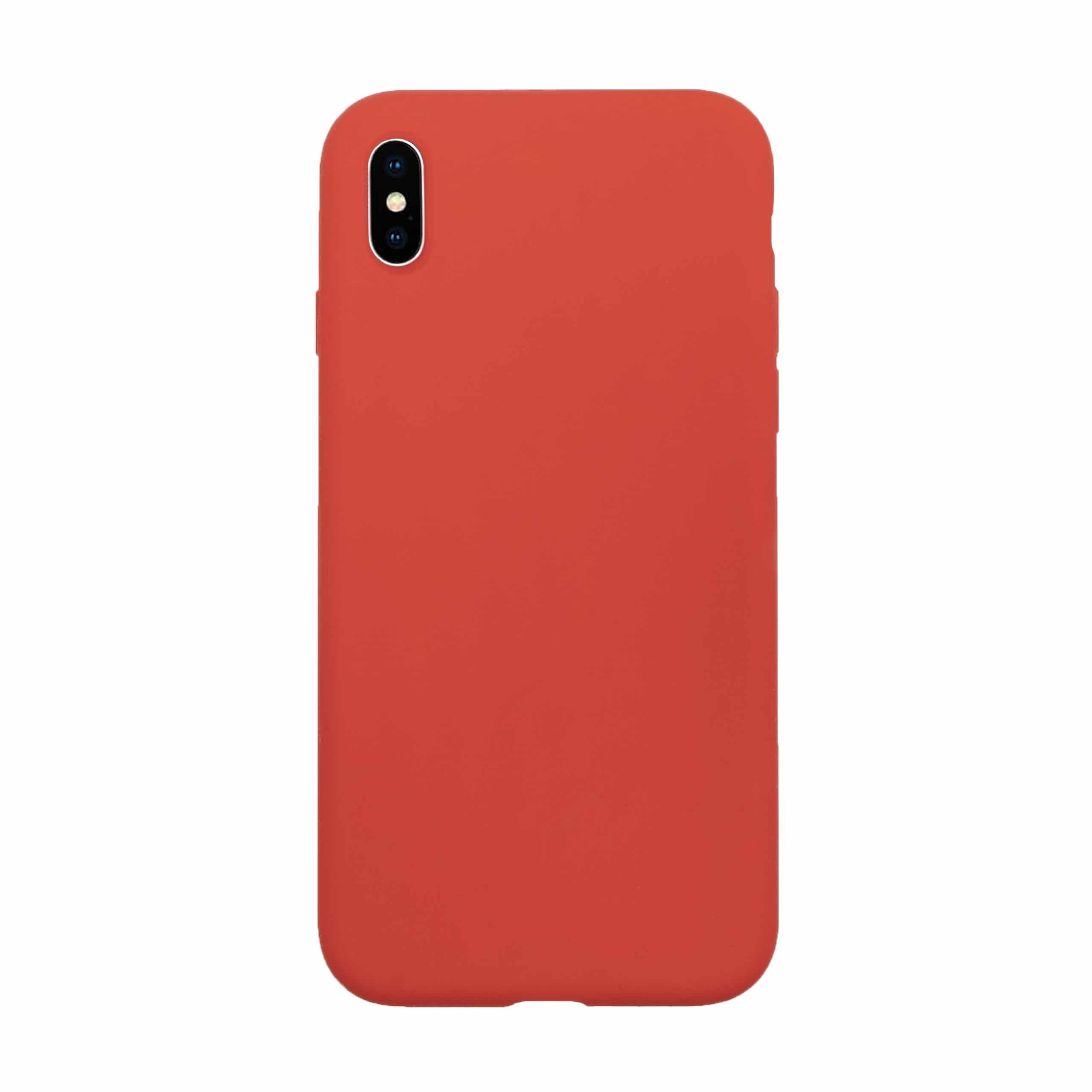 rood siliconen telefoonhoesje iPhone X/XS