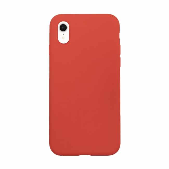 rood siliconen telefoonhoesje iPhone Xr