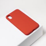 rood siliconen telefoonhoesje iPhone Xs Max