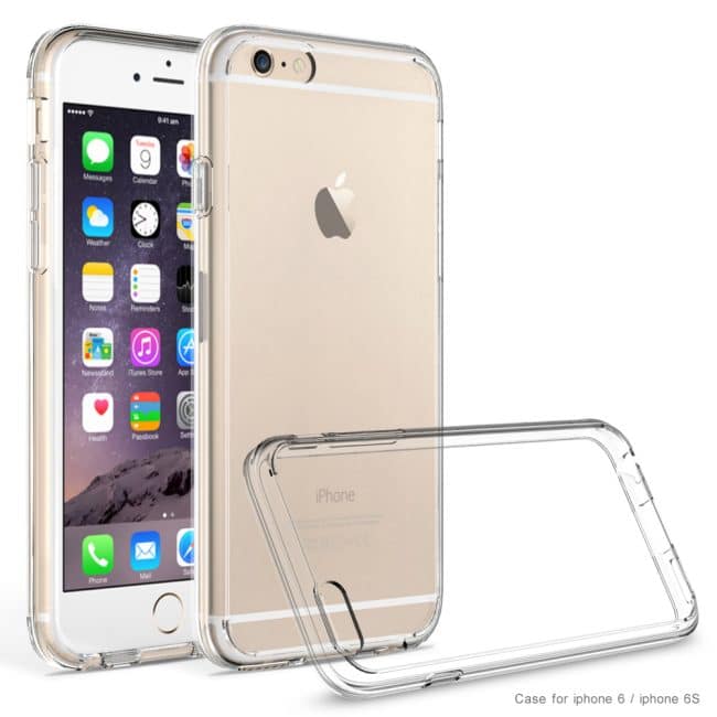 iPhone 6/6s transparant hard case telefoonhoesje