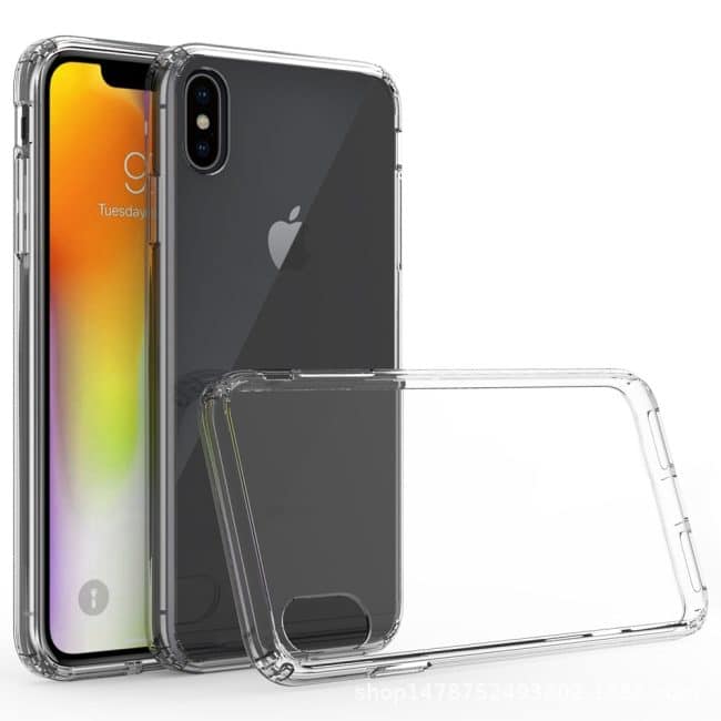 iPhone XS Max transparant hard case telefoonhoesje